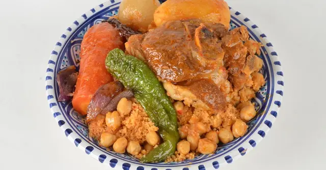 Moroccan Spiced Chickpea and Sweet Potato Tagine