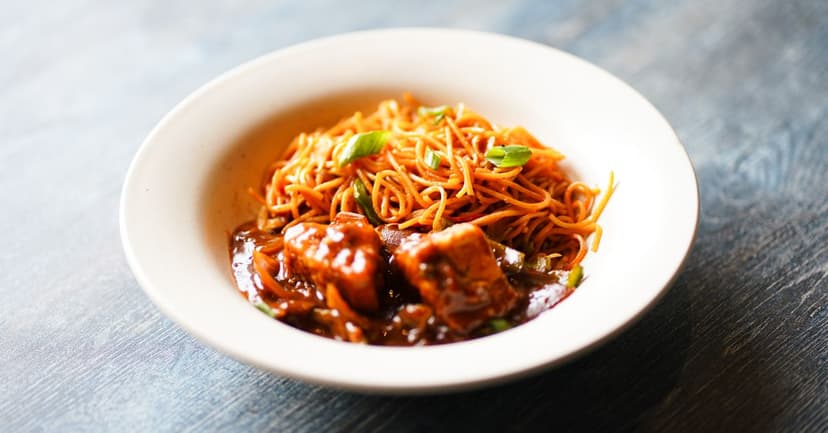 Miso-Glazed Tofu with Soba Noodles and Pickled Radish