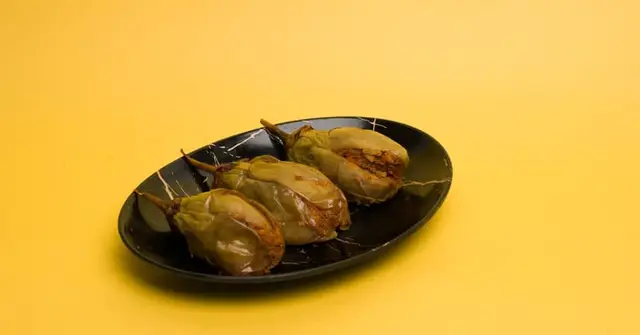 Mediterranean Stuffed Aubergine with Herbed Bulgur
