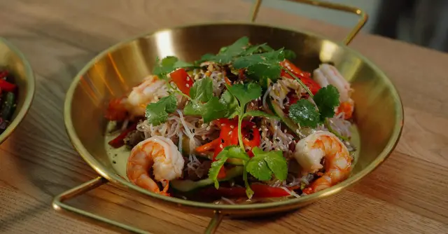 Vietnamese Prawn and Vermicelli Salad with Nuoc Cham