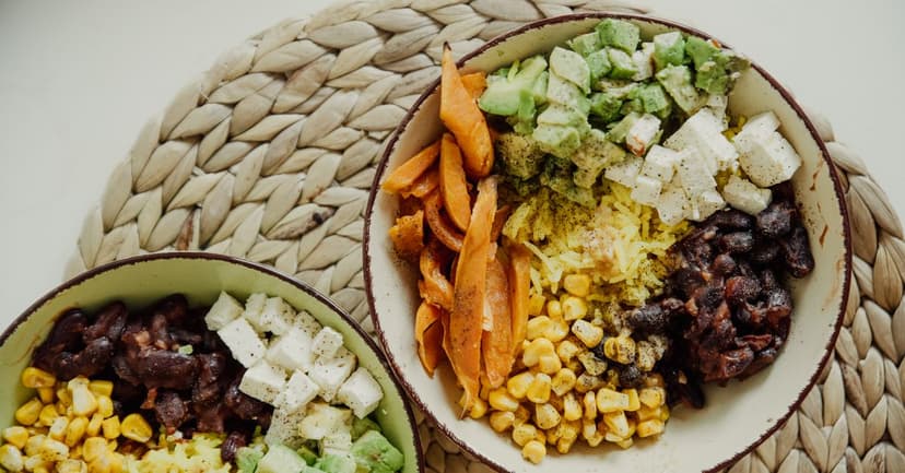 Grilled Halloumi Salad with Charred Corn, Black Beans & Lime Vinaigrette
