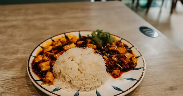 Thai Crispy Tofu & Coconut Rice Bowl with Charred Broccoli