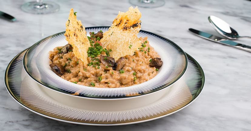 Creamy Mushroom and Thyme Risotto