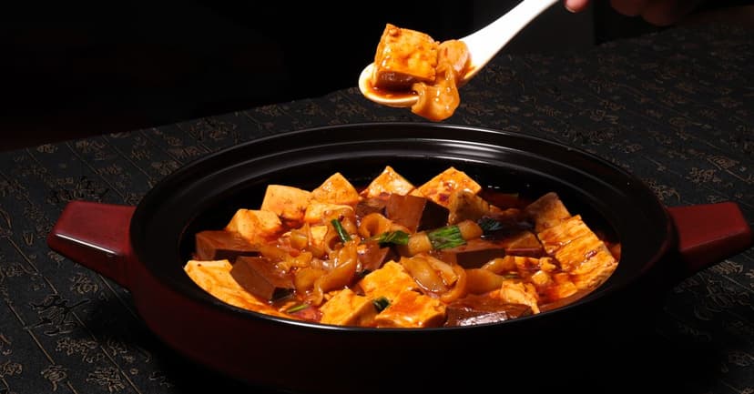 Mapo Tofu with Steamed Rice