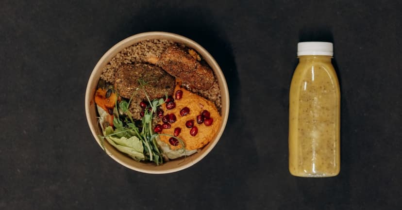 Mexican Quinoa Bowl with Black Beans, Corn & Avocado Lime Dressing