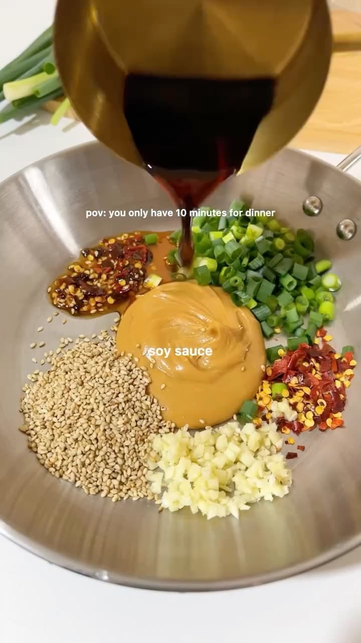 Spicy Peanut Butter Noodles