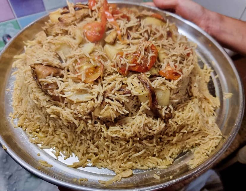 Chicken Maqluba (Upside Down Chicken)