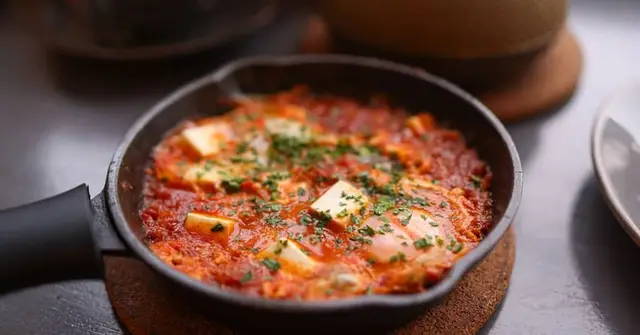 Middle Eastern Chickpea & Feta Shakshuka