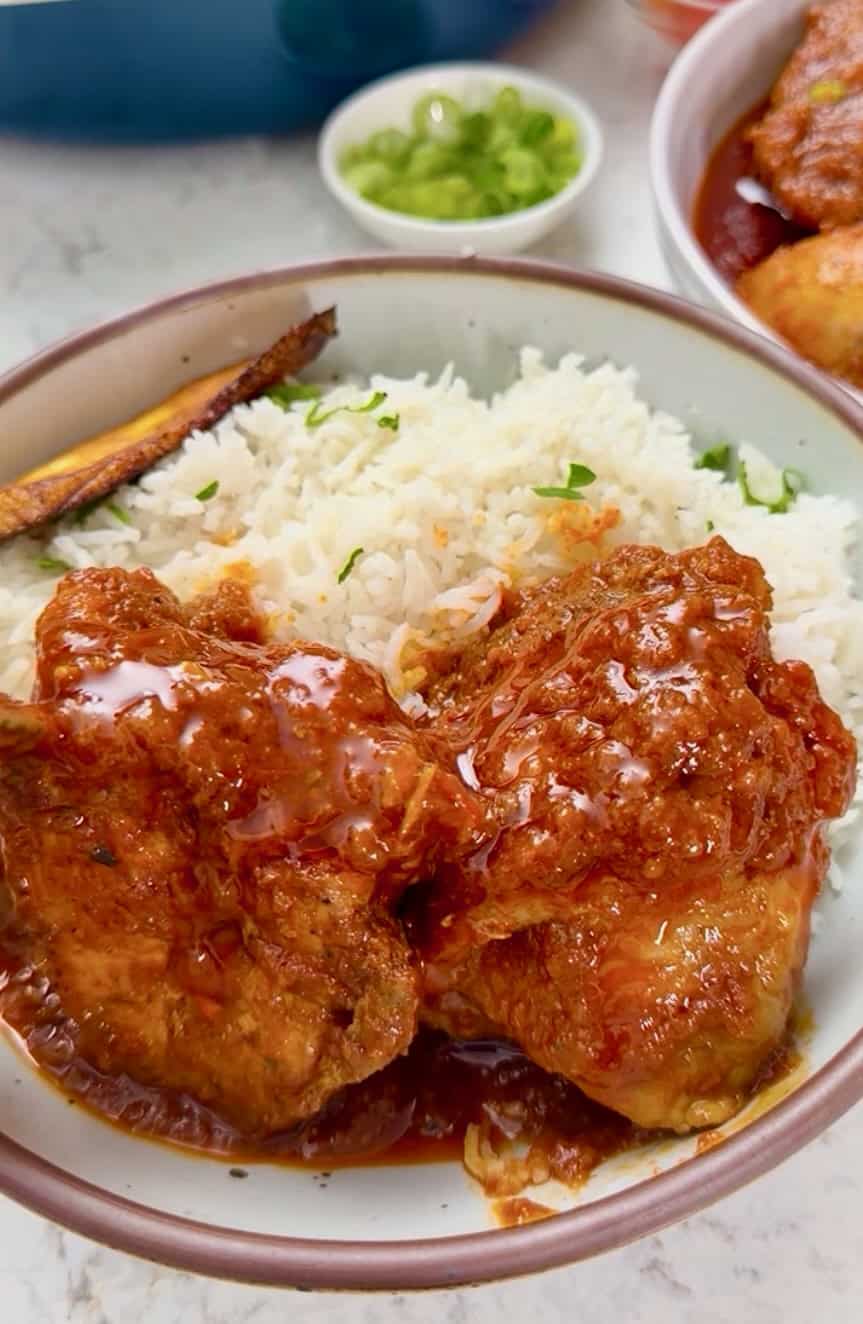 African Chicken Stew with Coconut Rice
