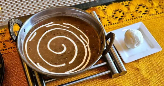 Indian Dal Makhani with Jeera Rice and Mint Raita