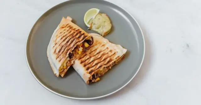 Black Bean and Cheese Quesadillas with Guacamole
