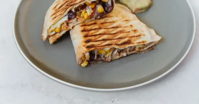 Smoky Black Bean and Sweet Potato Quesadillas