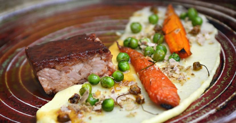 Italian Braised Pork Shoulder with Cannellini Beans and Rosemary