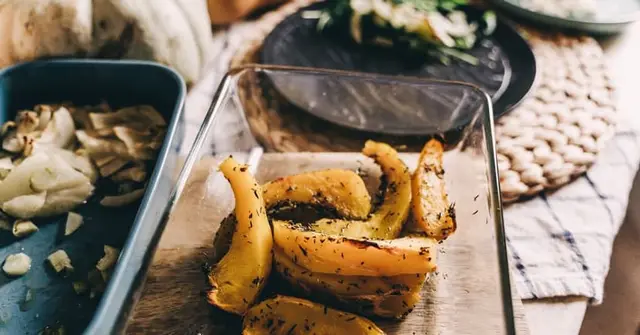Mediterranean Baked Halloumi with Roasted Vegetables