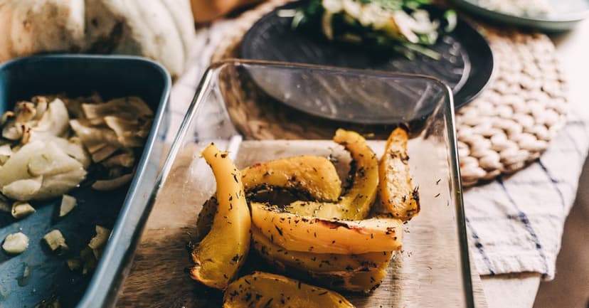 Mediterranean Baked Halloumi with Roasted Vegetables