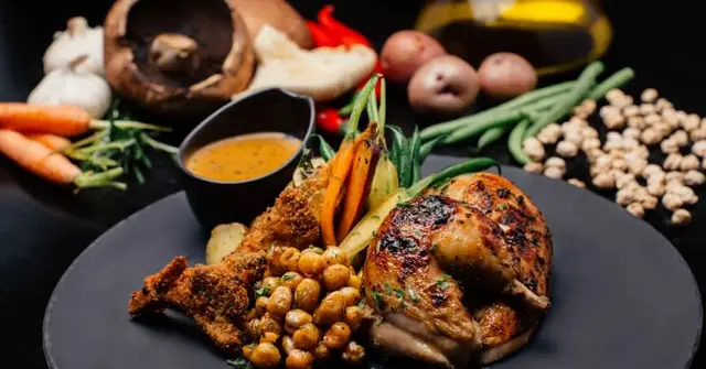 Moroccan Spiced Chicken with Herbed Couscous