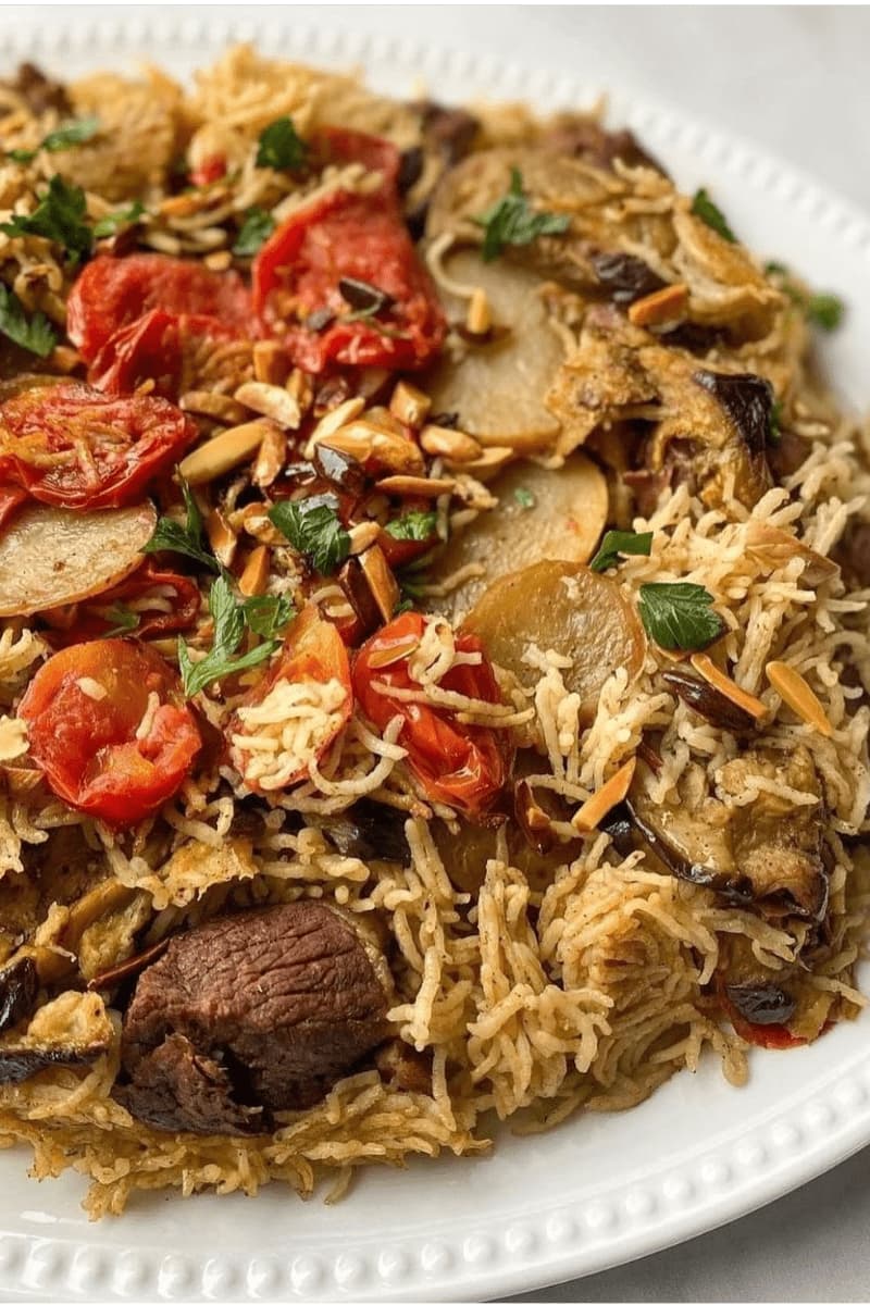 Maqluba with Lamb
