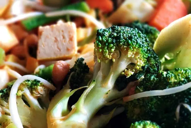 Sichuan-Style Spicy Tofu and Green Bean Stir-Fry