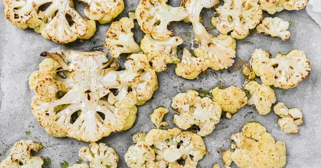 Harissa Roasted Cauliflower Steaks with Whipped Feta