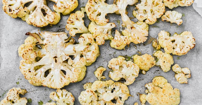 Harissa Roasted Cauliflower Steaks with Whipped Feta