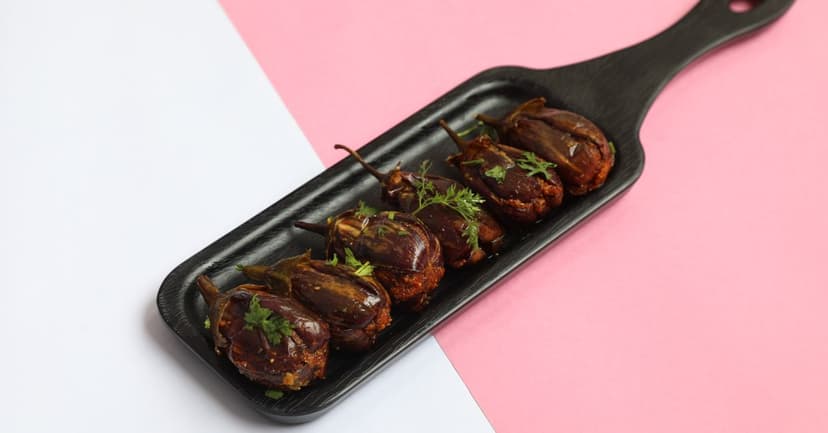 Mediterranean Stuffed Aubergines with Herbed Bulgur