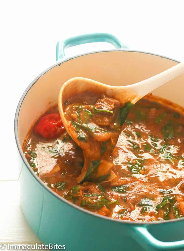 Ogbono Soup (African wild mango seed soup)