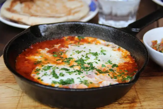 Spiced Chickpea Shakshuka with Eggs