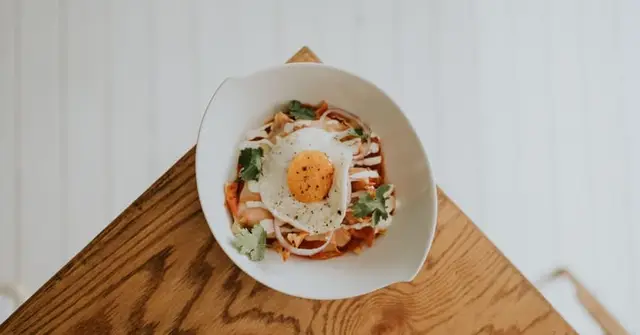 Korean Kimchi Fried Rice with Crispy Egg