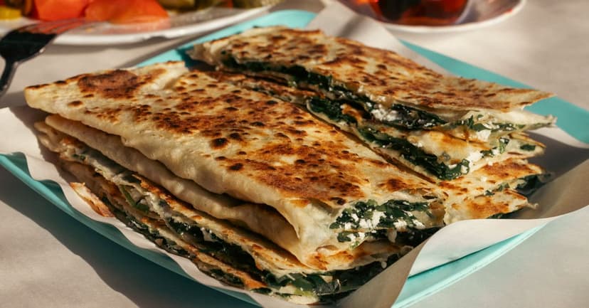 Spiced Chickpea & Spinach Flatbreads with Lemon-Garlic Yoghurt