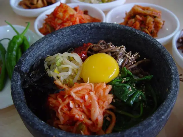 Korean Vegetable Bibimbap with Gochujang & Crispy Egg