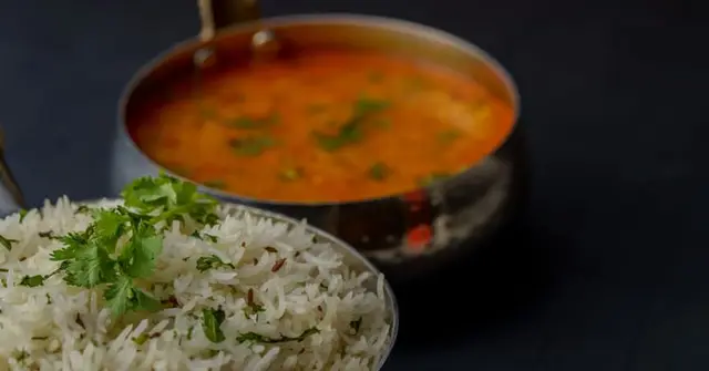 Spiced Red Lentil and Tomato Dal with Spinach