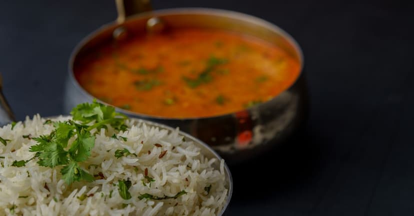Spiced Red Lentil and Tomato Dal with Spinach