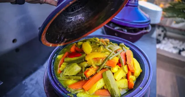 Moroccan Chickpea Tagine with Preserved Lemon and Olives