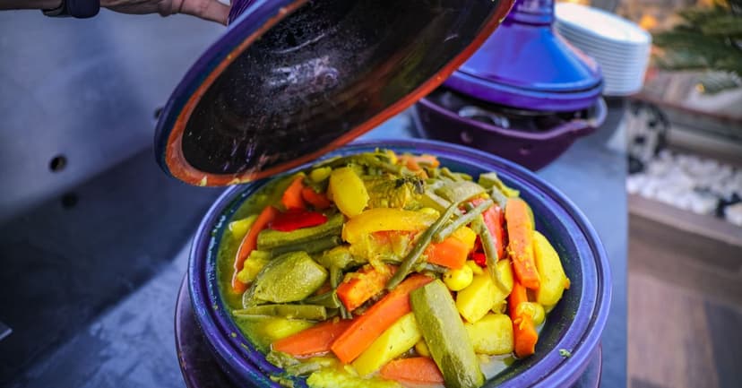 Moroccan Chickpea Tagine with Preserved Lemon and Olives