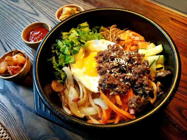 Korean Gochujang Tofu Bibimbap-Style Bowl with Sesame Greens