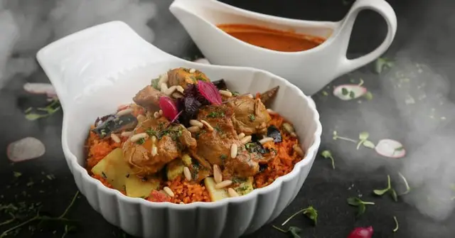 Moroccan Chicken Tagine with Apricots