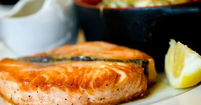 Pan-Seared Salmon with Ginger-Soy Glaze and Stir-Fried Vegetables