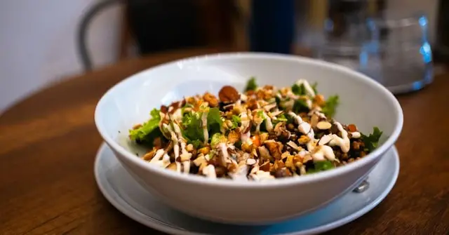 Mediterranean Roasted Lentil and Vegetable Salad with Herb Oil