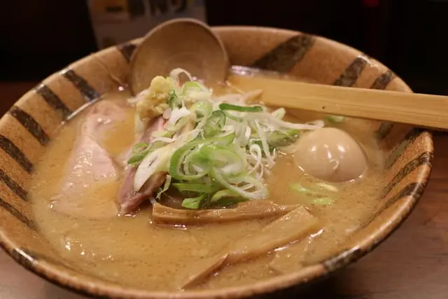 Japanese Miso Vegetable Ramen with Soft-Boiled Eggs