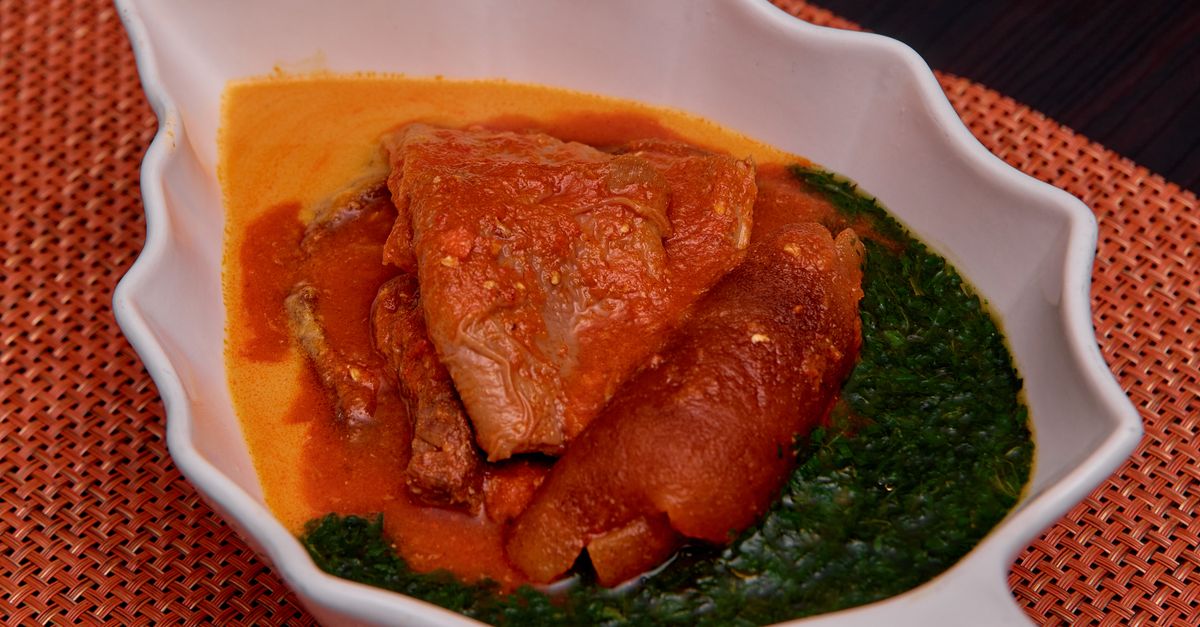West African Peanut Stew with Sweet Potato and Spinach