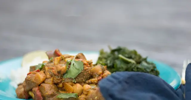 Spicy Aubergine and Chickpea Traybake with Whipped Feta