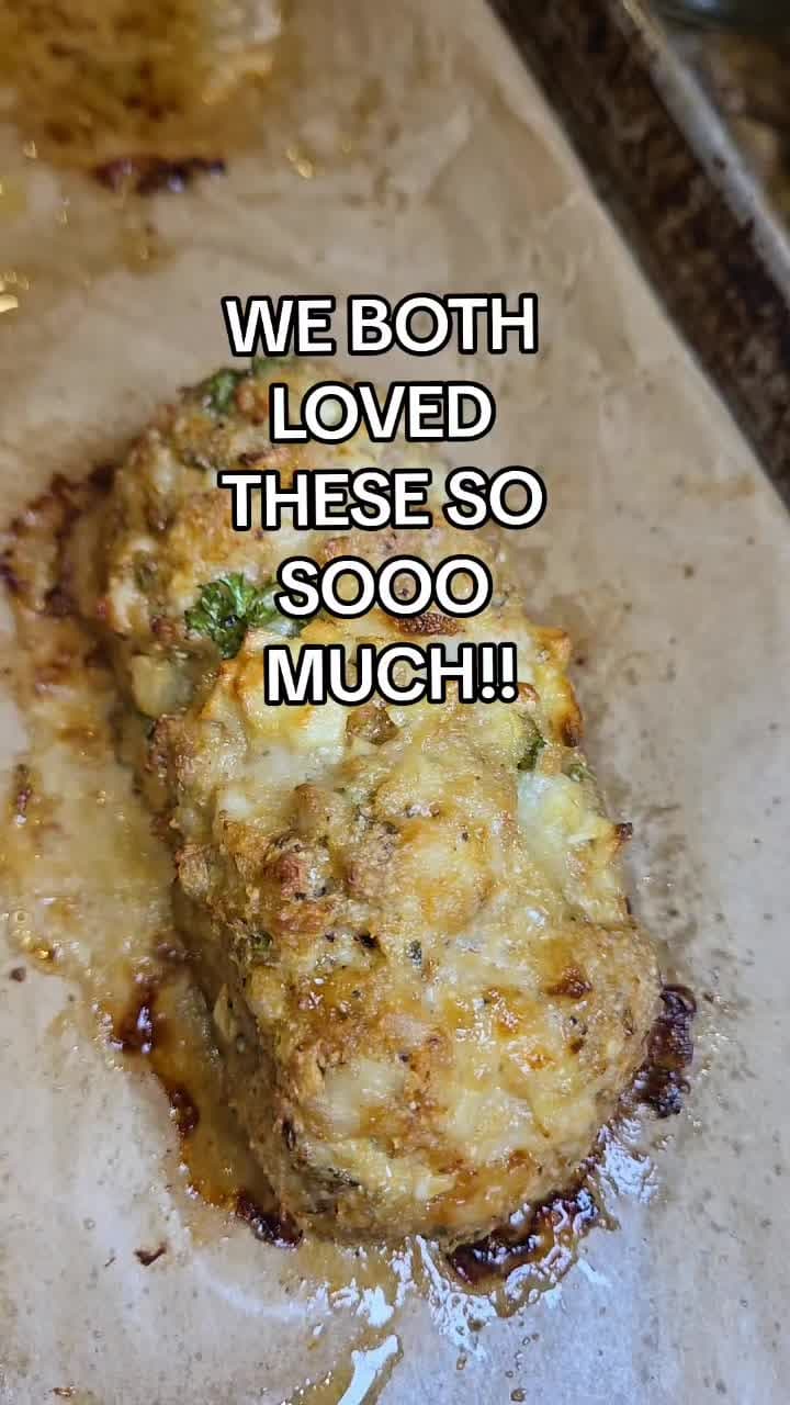 Garlic Parmesan Mini Chicken Meatloaves