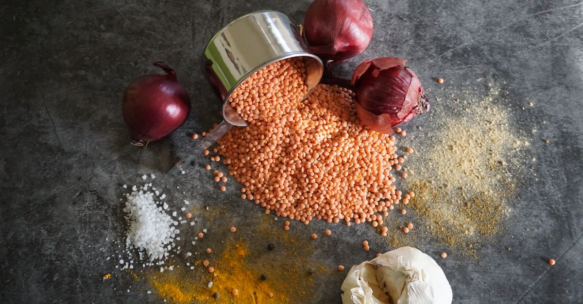 Spiced Red Lentil Koftas with Tangy Dill Yogurt