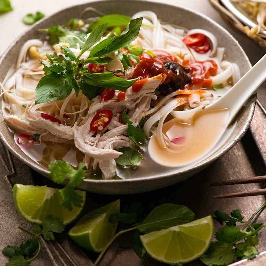 Vietnamese Chicken Pho soup (Pho Ga)
