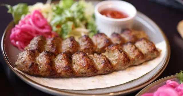 Spiced Lamb Kofta with Herby Tabbouleh and Cooling Tzatziki