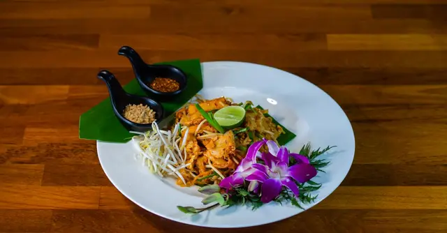 Thai-Style Crispy Tofu & Peanut Noodle Salad
