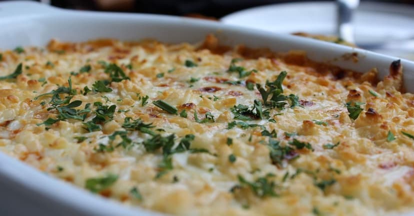 Creamy Baked Orzo with Roasted Aubergine and Smoked Paprika