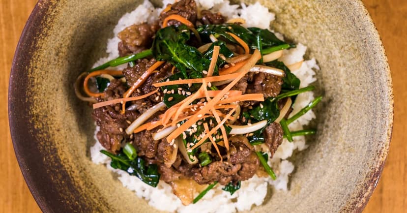 Korean Beef Bibimbap Bowl