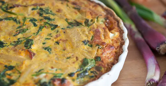 Lentil and Spinach Bake with Feta and Dill