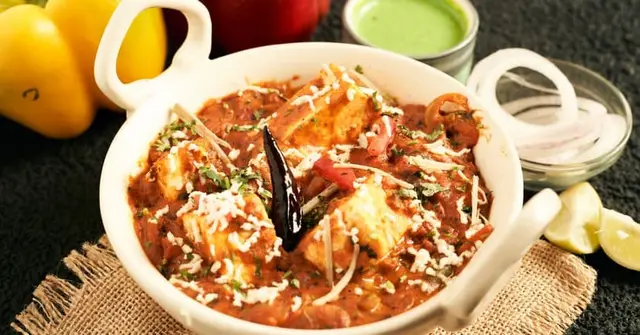 Paneer Tikka Masala with Charred Tomato Sauce and Basmati Rice